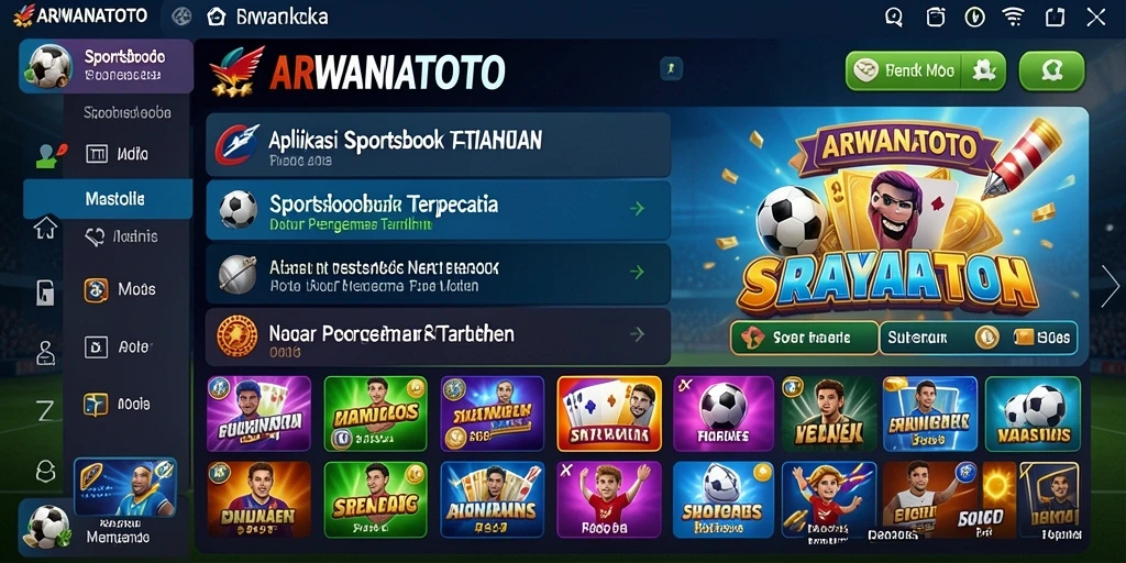 Tampilan fitur taruhan langsung dalam ARWANATOTO yang menarik.