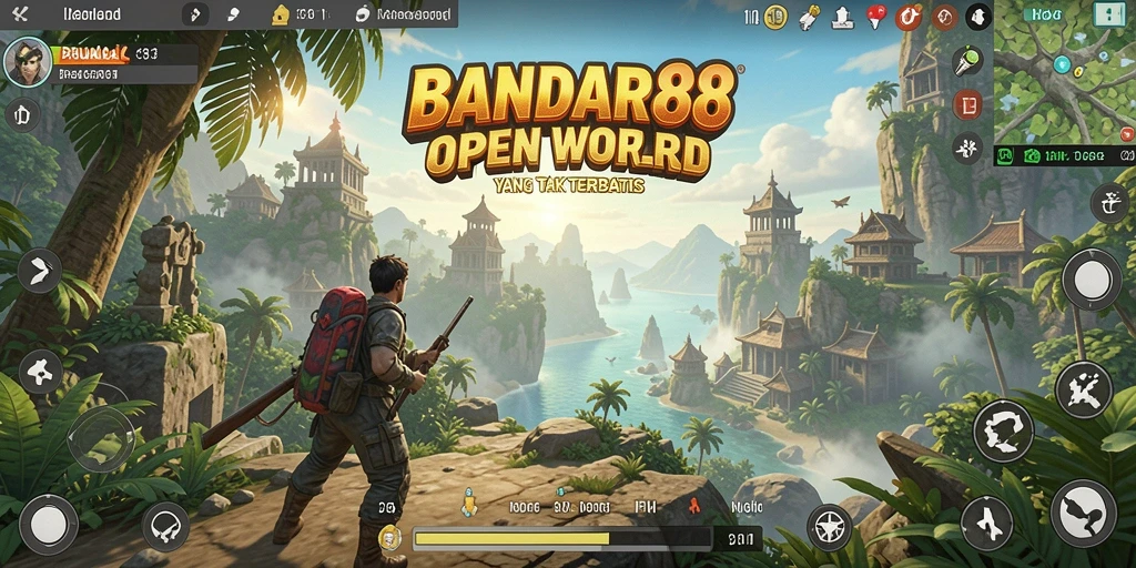 Tampilan menakjubkan dari gameplay Open World BANDAR88.