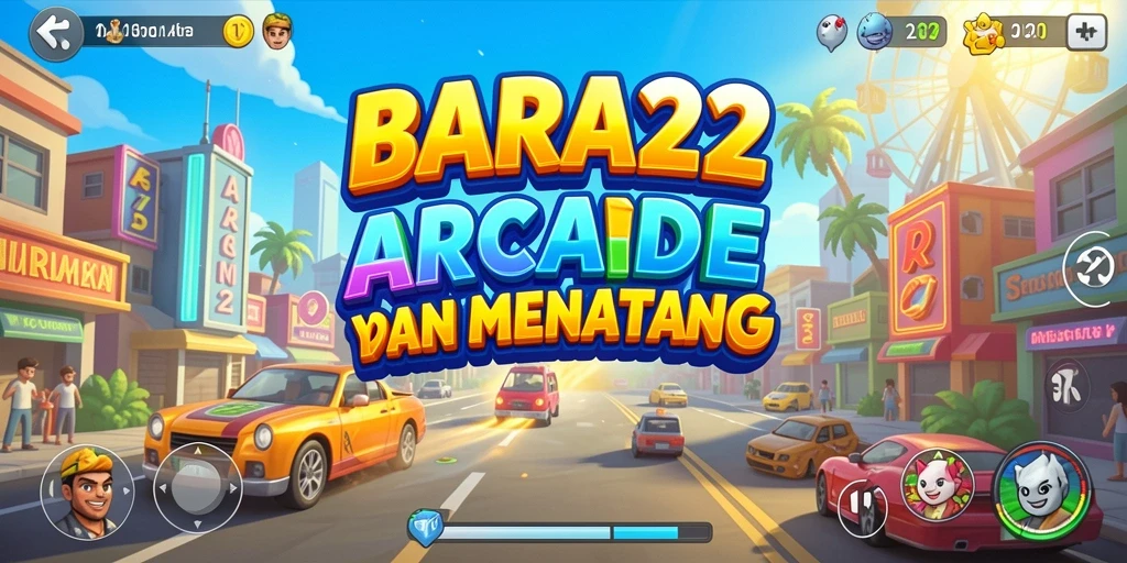 Tampilan gameplay BARA22 yang seru dan penuh tantangan.