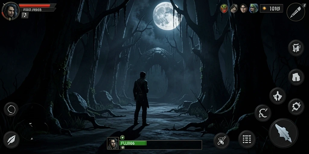 Screenshot gameplay FUJI66 yang mendebarkan dan menyeramkan.