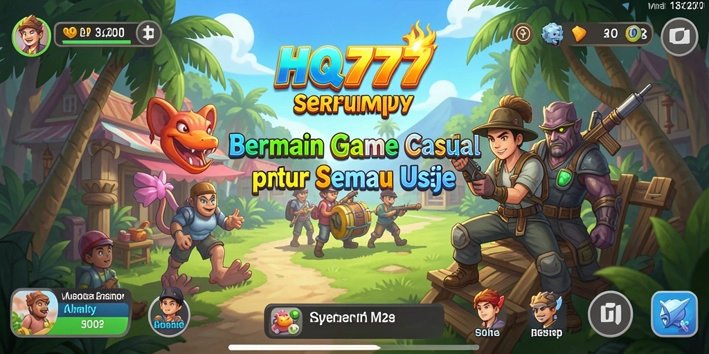 Tangkap momen seru dari gameplay HQ777 dengan teman-teman.