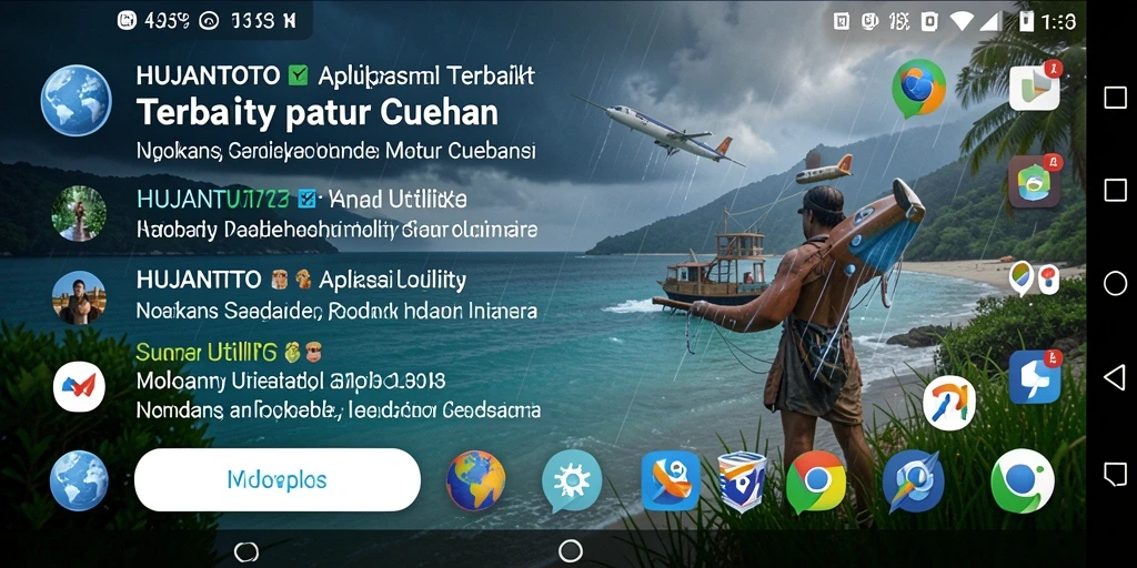Tampilan antarmuka HUJANTOTO yang informatif dan intuitif.