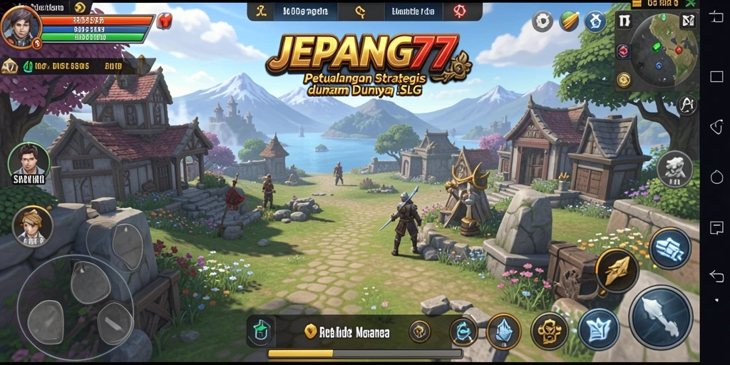 Tampilan menarik dari gameplay JEPANG77 yang menunjukkan strategi SLG.