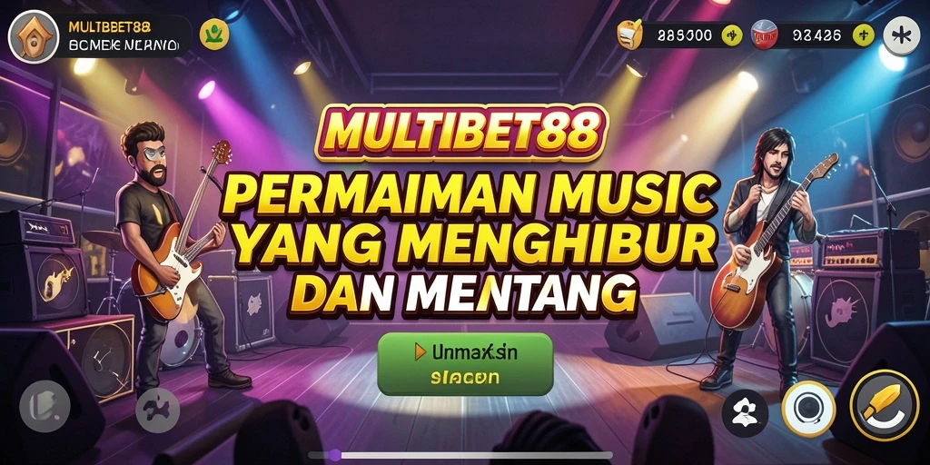 Tampilan gameplay seru di MULTIBET88 dengan musik yang menggugah semangat.