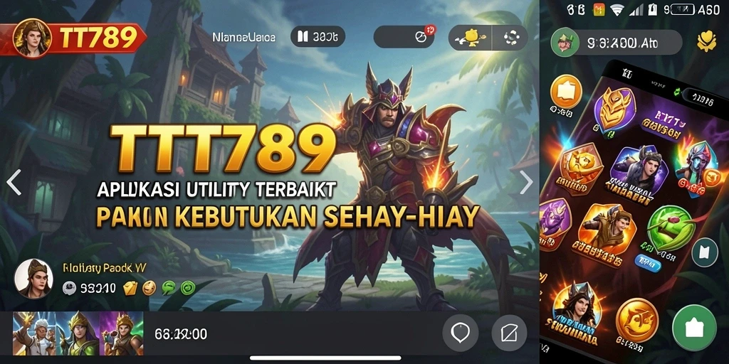 Tampilan utama <strong>TT789</strong> yang menonjolkan fitur Utility.